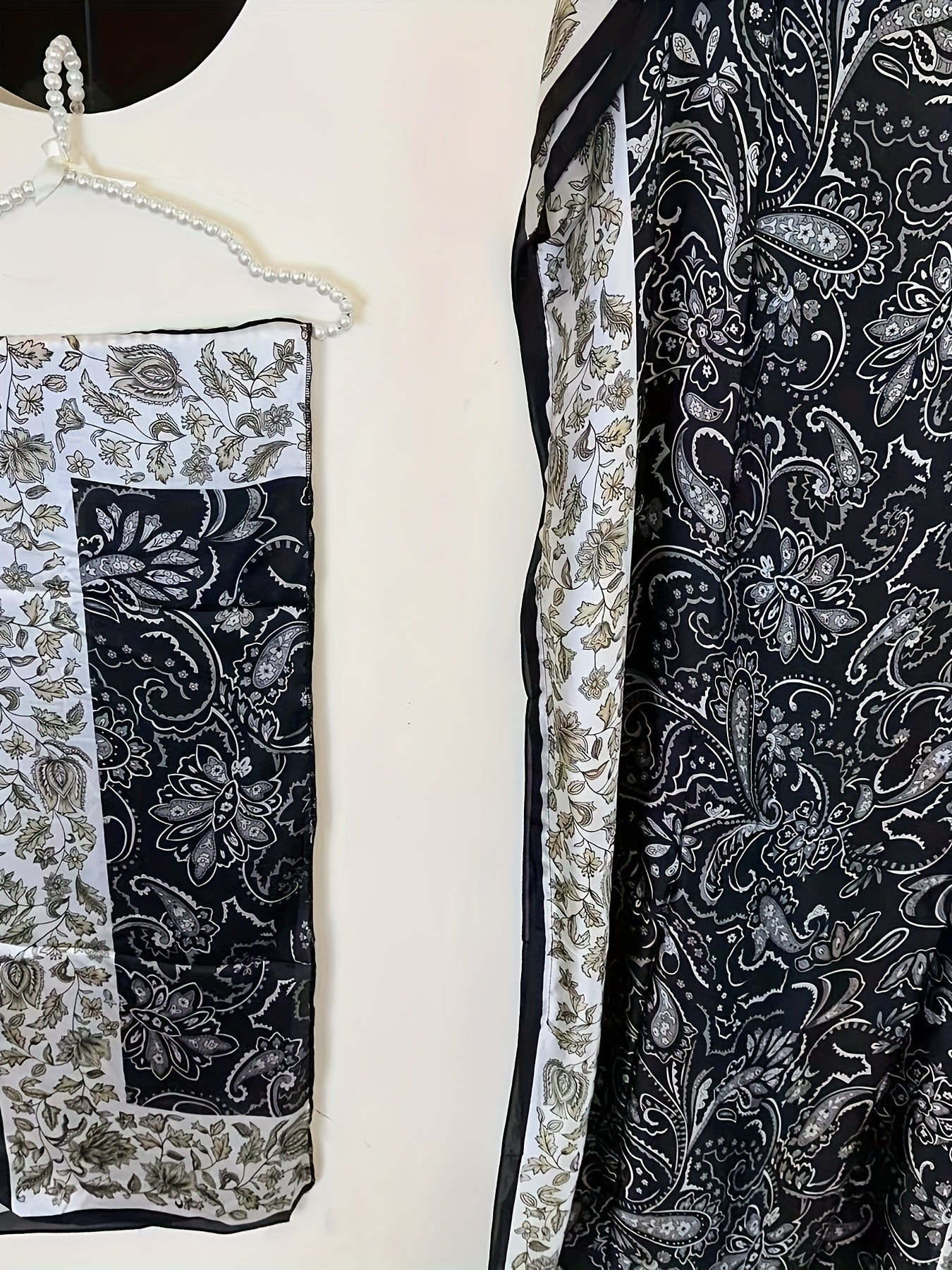 Women's Floral Print Maxi Dress Boat Neck Batwing Sleeves Loose Fit