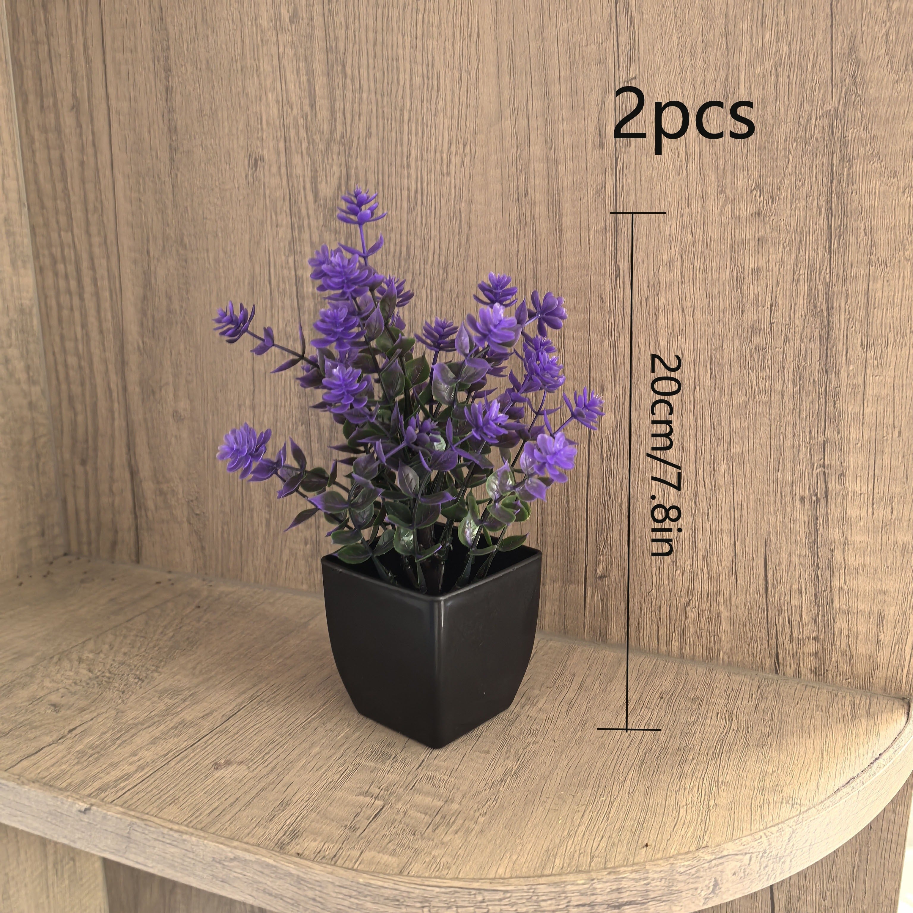 Artificial Plants Mini Eucalyptus and Grass Potted Decor for Home Office