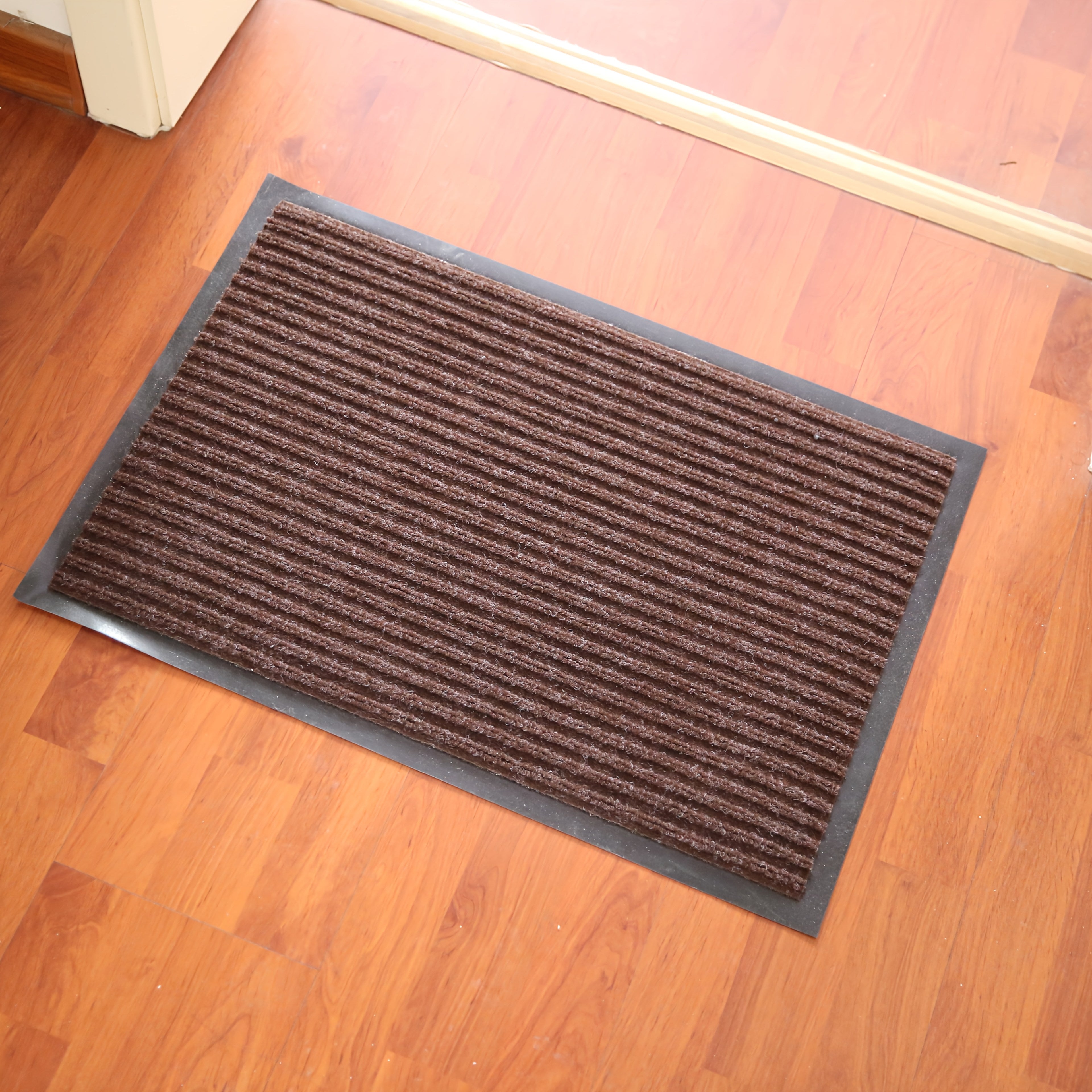 Alfombra impermeable geométrica para interior y exterior, entrada, 45x75cm, de alto tráfico
