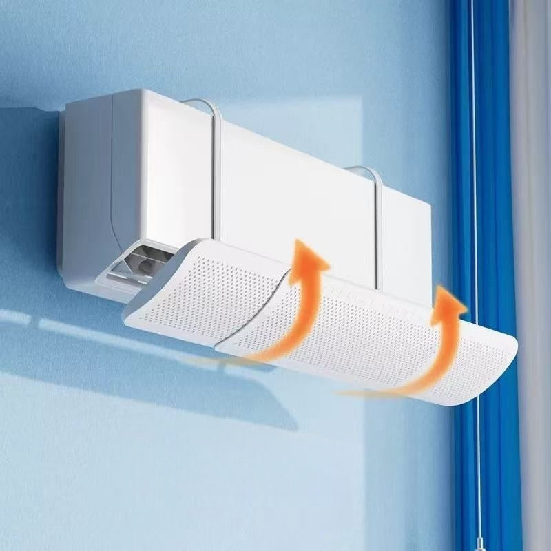 Deflector de aire acondicionado de plástico para salas de estar, oficinas y tiendas. Instalación fácil