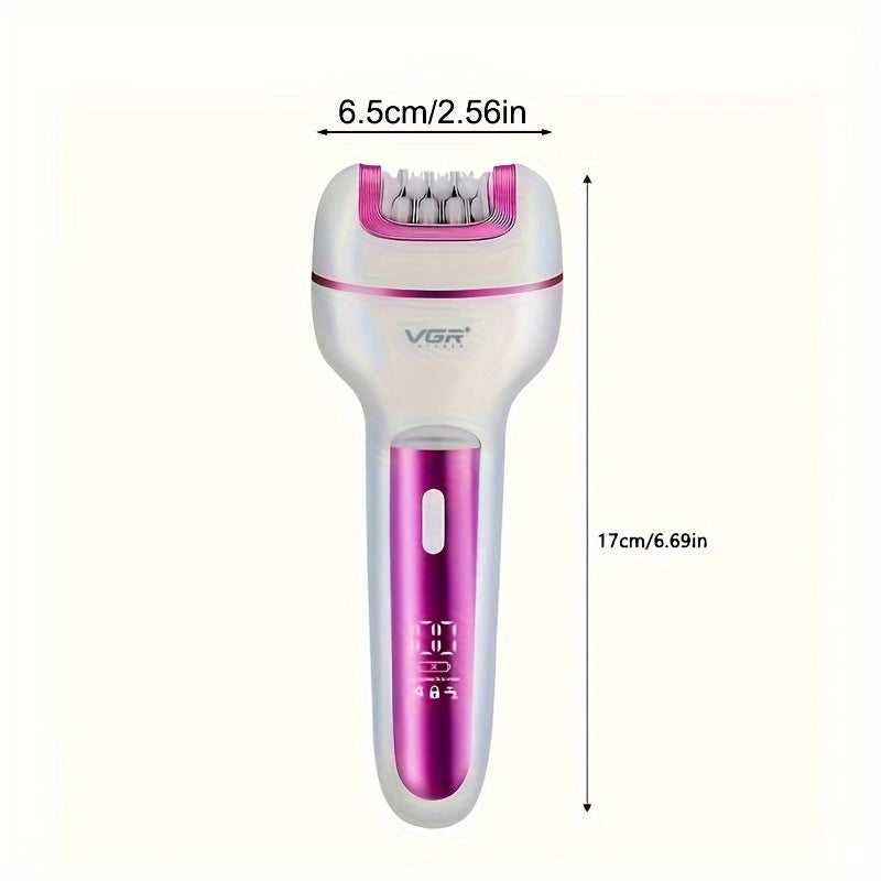 Women's Electric Hair Removal Kit USB Rechargeable Shaver Epilator for Underarms Bikini Sensitive Areas