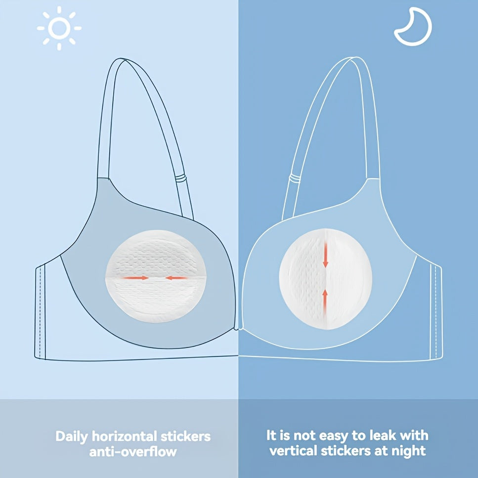 100pcs Ultra-Thin Disposable Breast Pads for Postpartum Leak-Proof Breathable