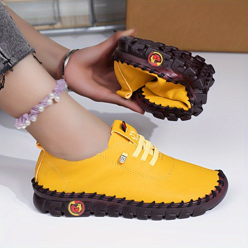 Women's Flat Sneakers Soft Sole Casual Walking Shoes Plus Size