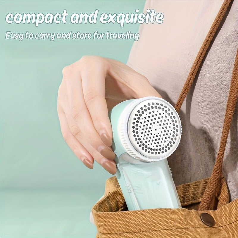 Electric Lint Remover with Stainless Steel Blades for Clothes and Fabrics