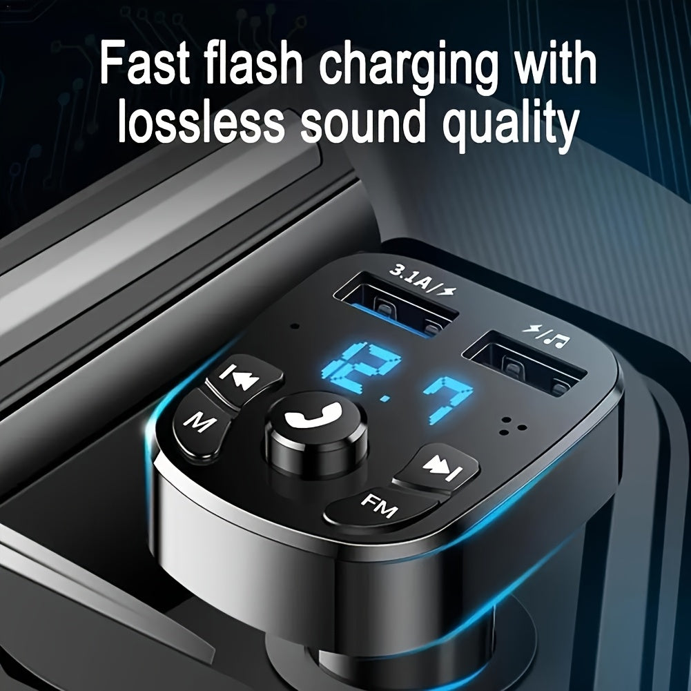Car MP3 Player USB Flash Drive Noiseless Bass High Low Tone Quick Charge