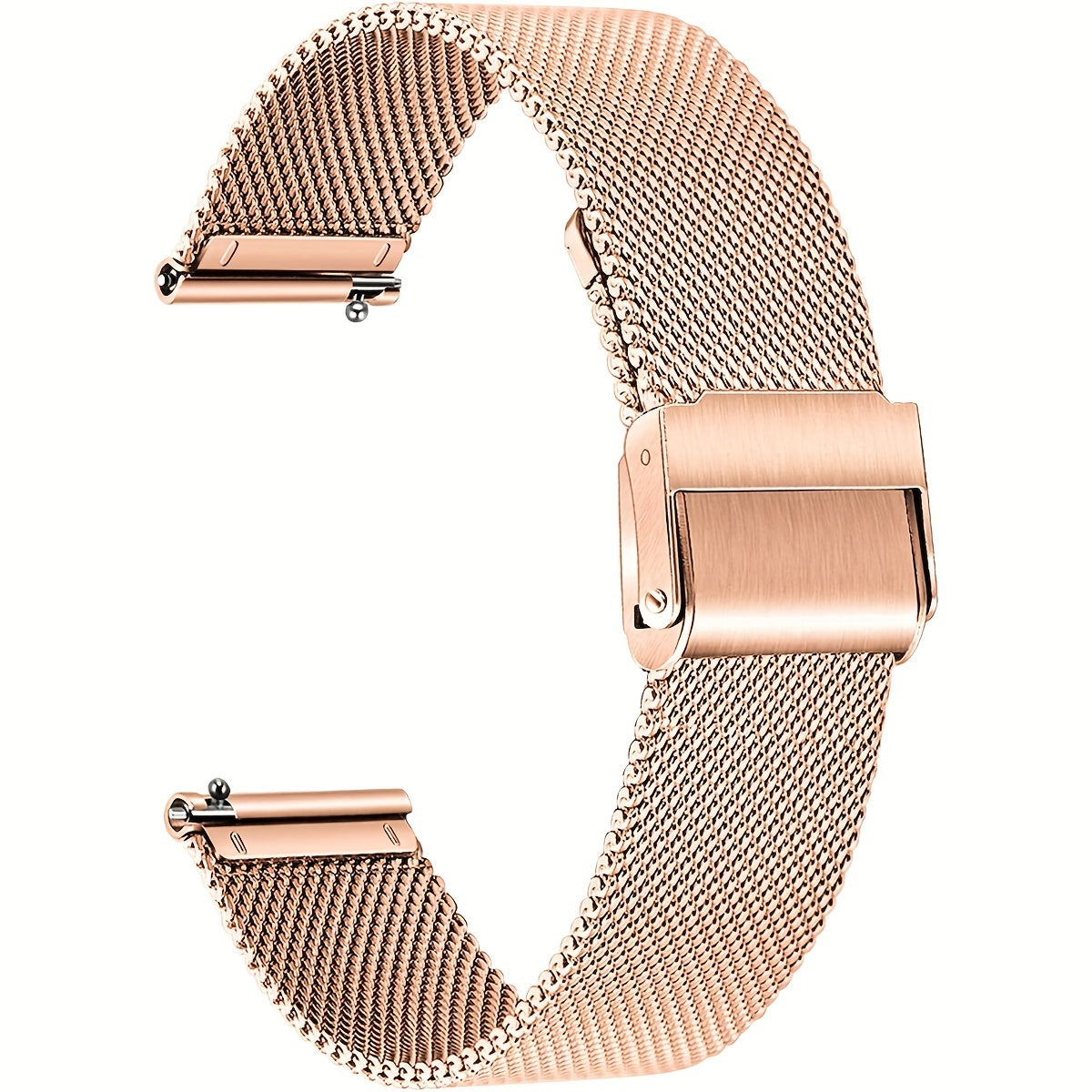 Stainless Steel Quick-Release Watch Strap 14mm-22mm Metal Chain Design