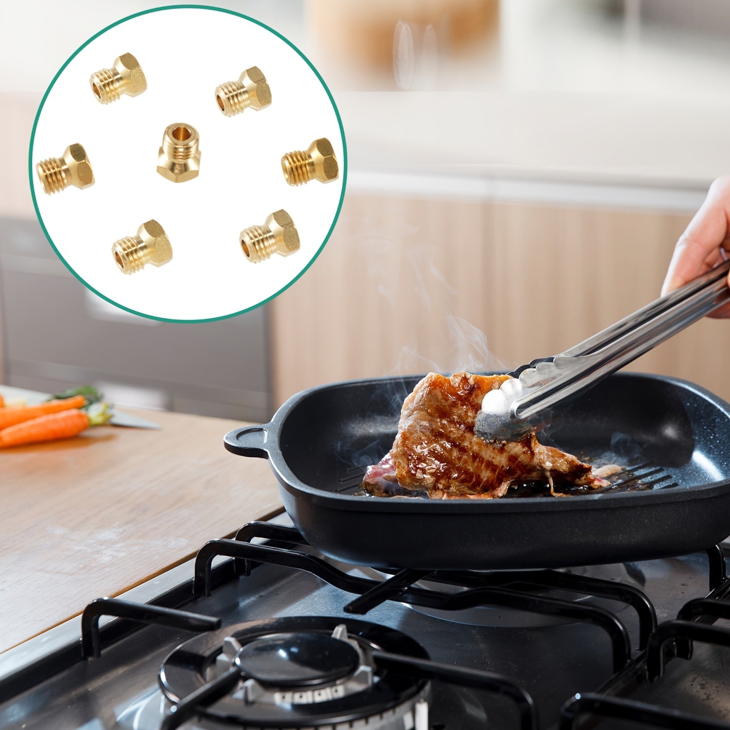 36 Piece Copper Gas Range Stove Oven Orifice Conversion Kit for Propane and Natural Gas