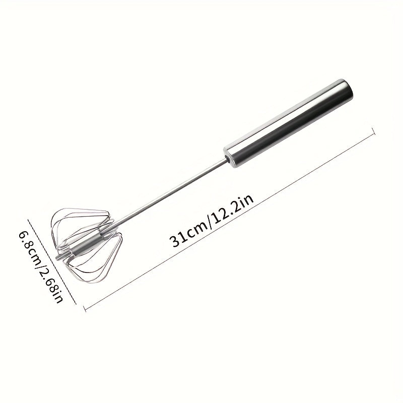 Stainless Steel Hand Whisk for Mixing and Blending, Durable Kitchen Tool