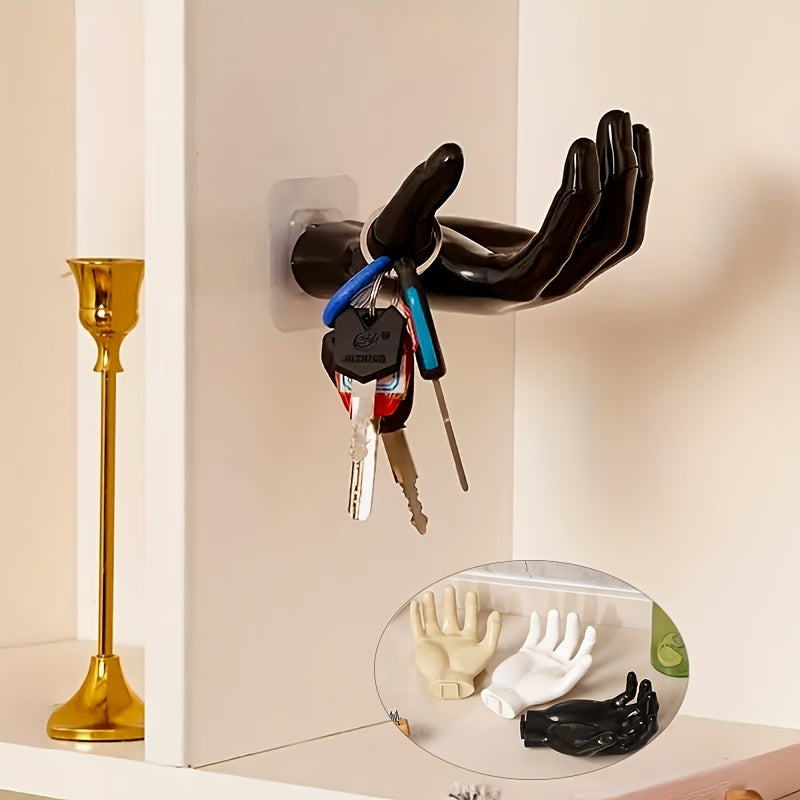 Gancho de pared con adhesivo fuerte para llaves, auriculares y almacenamiento en el baño