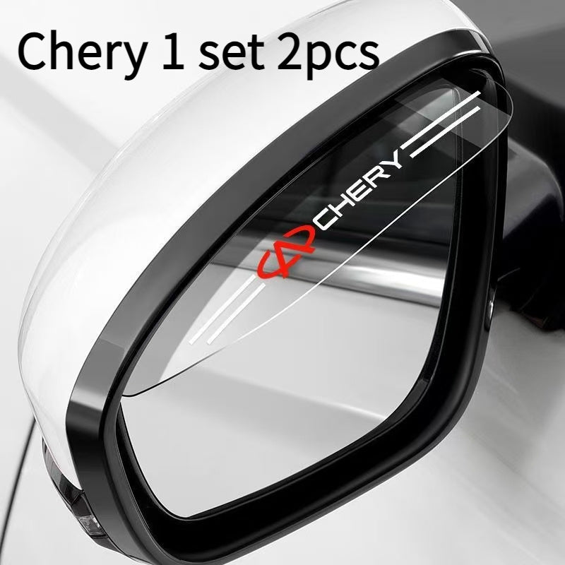 Orqa ko‘rish oynasi yomg‘ir pardasi va yomg‘irga chidamli mato to‘plami, shaffof akril