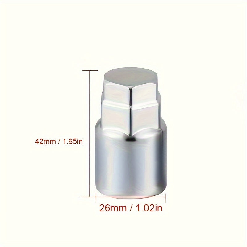 4+1 Car Anti-Theft Wheel Hub Screw Sleeve Tool M12x1.5 M12x1.25 M14x1.5