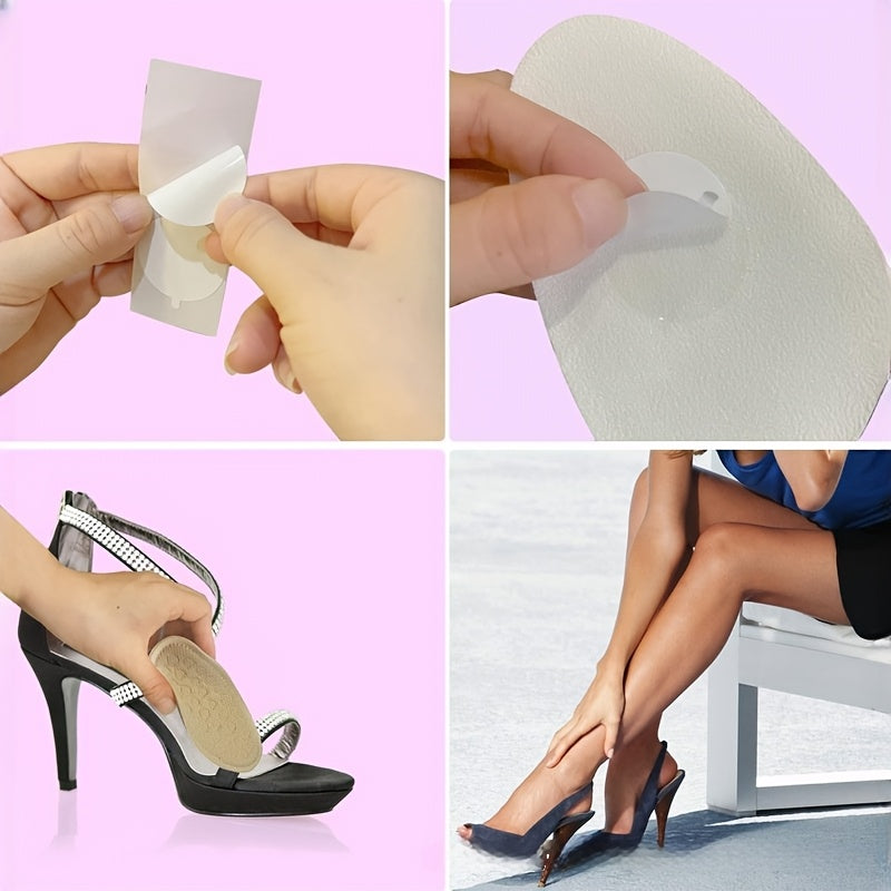Женские подушки на каблук из пористого материала с нескользящей защитой, 3 цвета