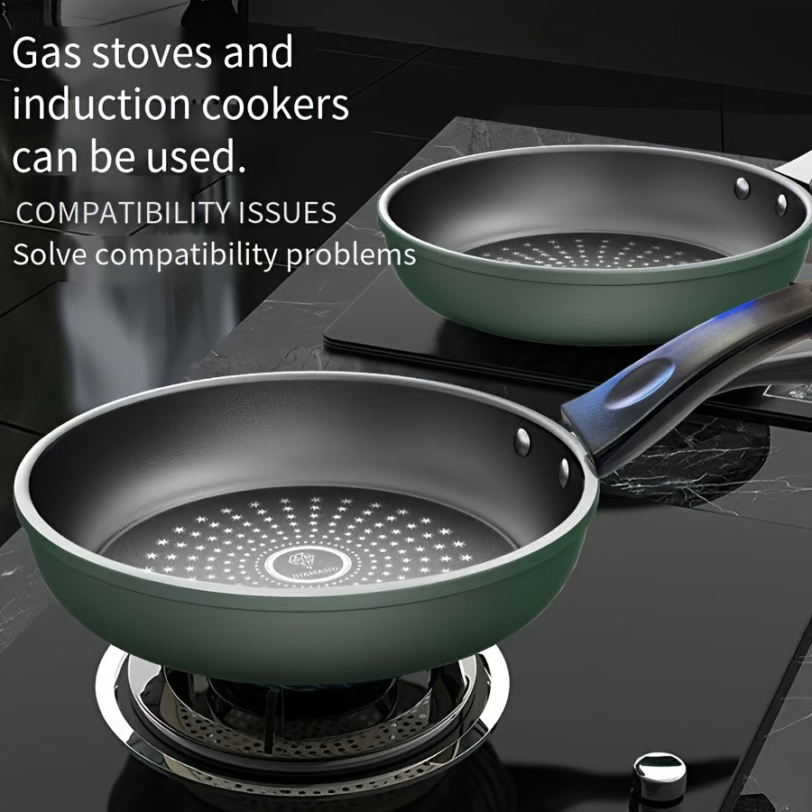 Non-Stick Frying Pan Set with Lid for Gas and Induction Stoves