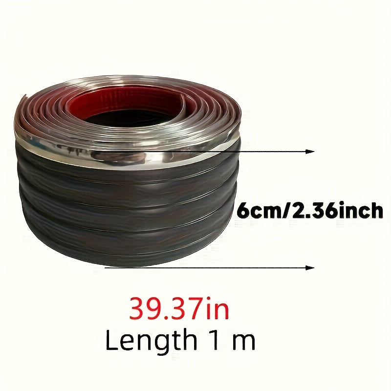 Universal Car Door Sill Protector PVC Bumper Strap Scratch-Resistant Fender Liner