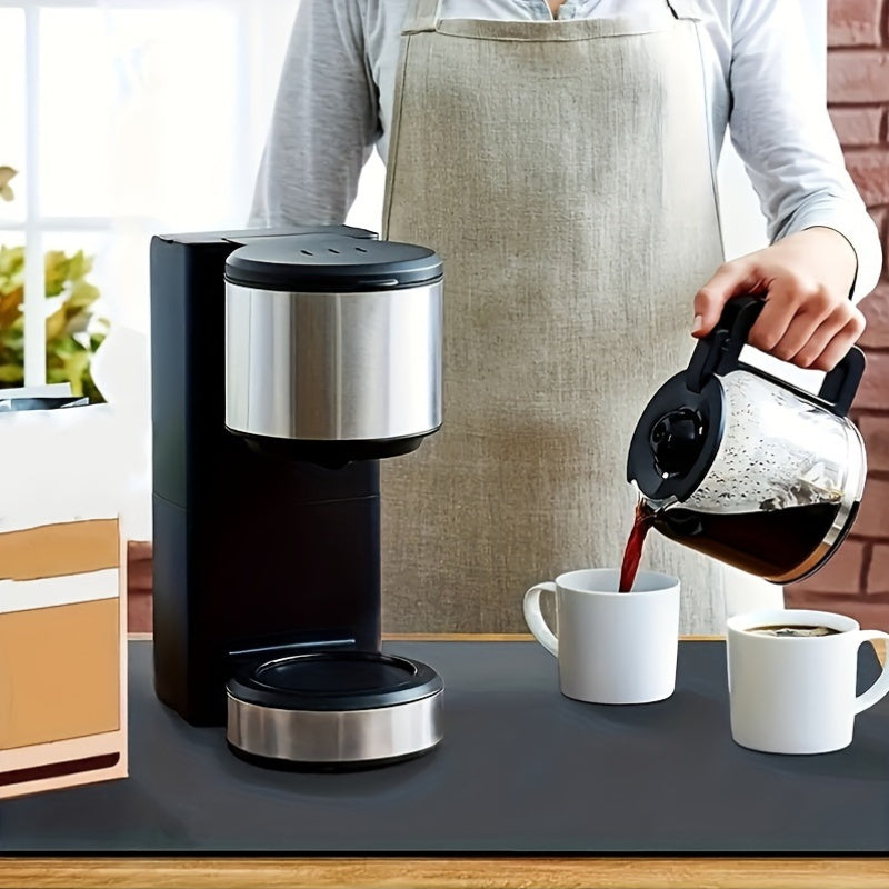 Absorbent Floral Dish Drying Mat with Diatomaceous Drain Pad Non-Slip Kitchen Bathroom Pet