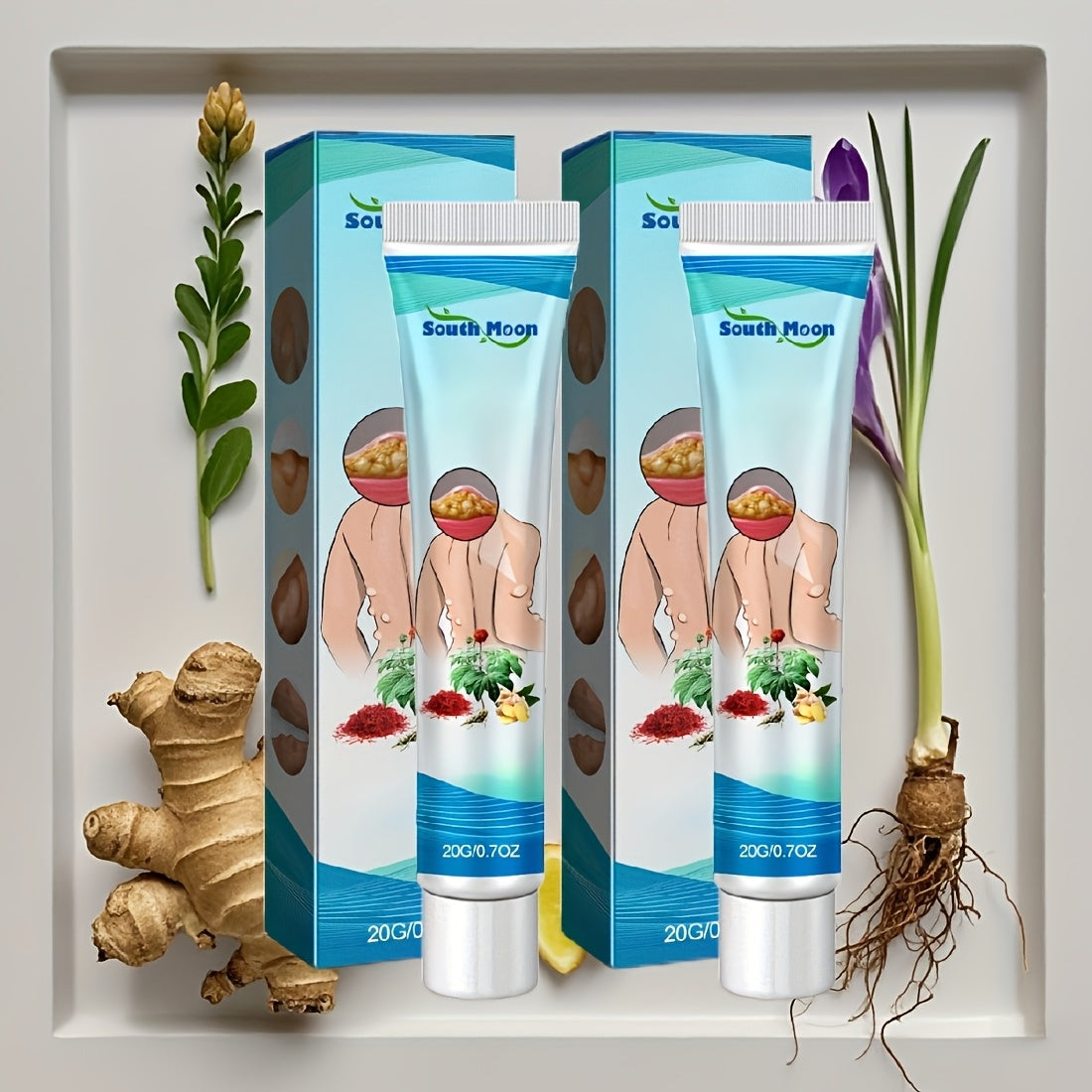 Ginger Sanqi Safflower Nourishing Balm for Oily Skin Face Cream Hypoallergenic