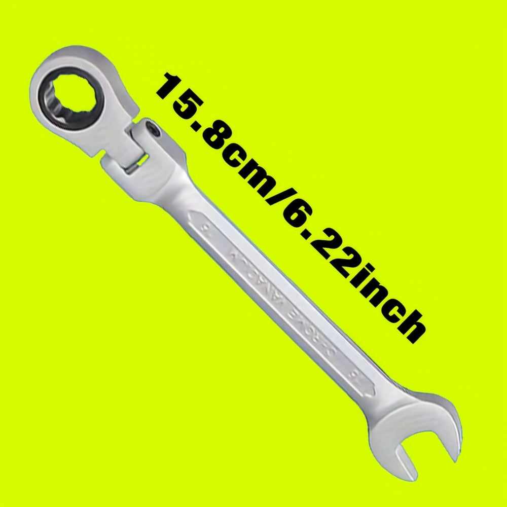 12pcs Ratchet Wrench Set Adjustable Dual-Head for Cars Bikes and Home