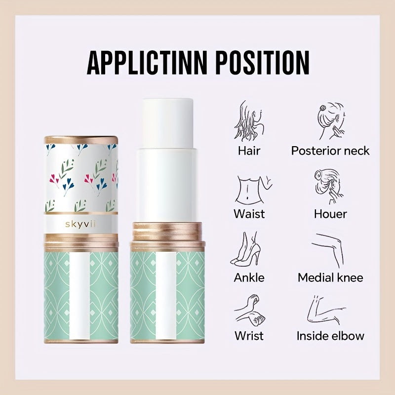 Solid Perfume Stick for Adults with Refreshing Floral Scent 0.5 oz