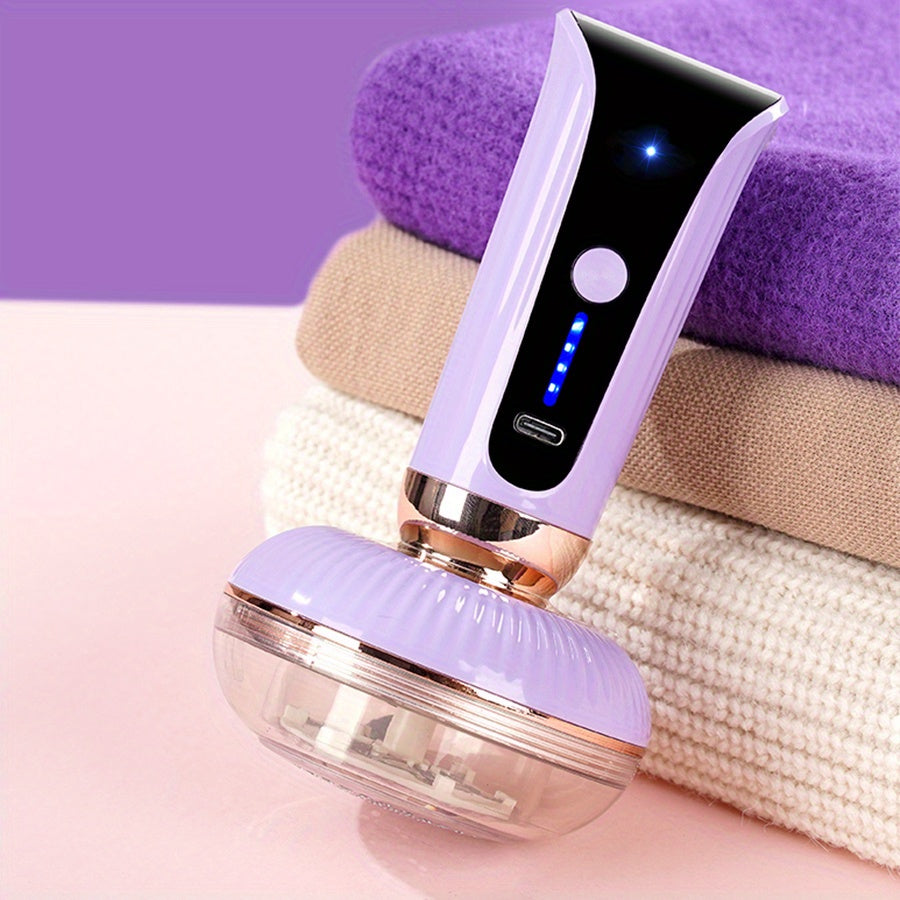 Kiyimlar va mebellar uchun mato tolalarini olib tashlovchi va qirqish uchun USB bilan quvvatlanadigan qurilma