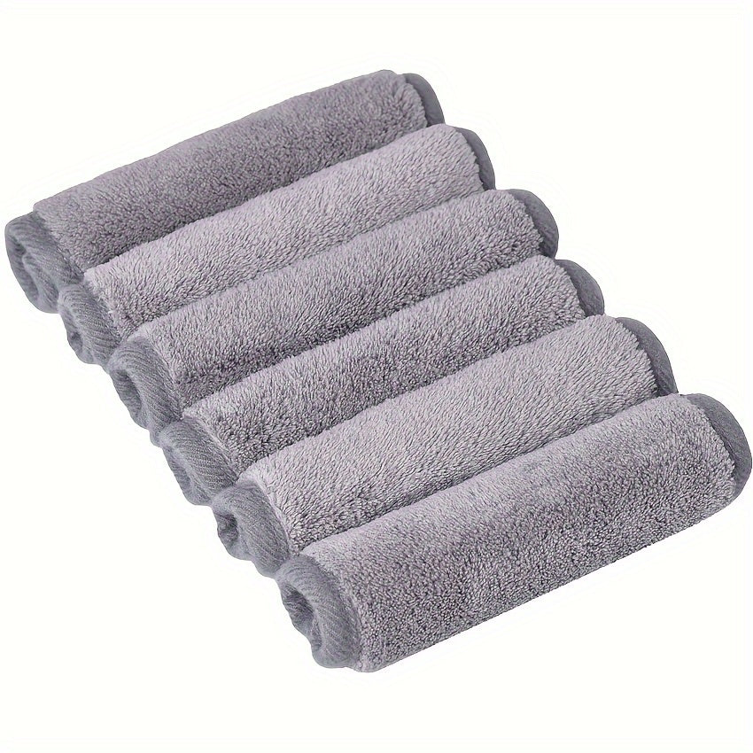 6/12 dona Mikrotoʻqima Yuzni Tozalash Matolari Makiyajni Olib Tashlash uchun Yuviladigan Qayta Ishlatiladigan