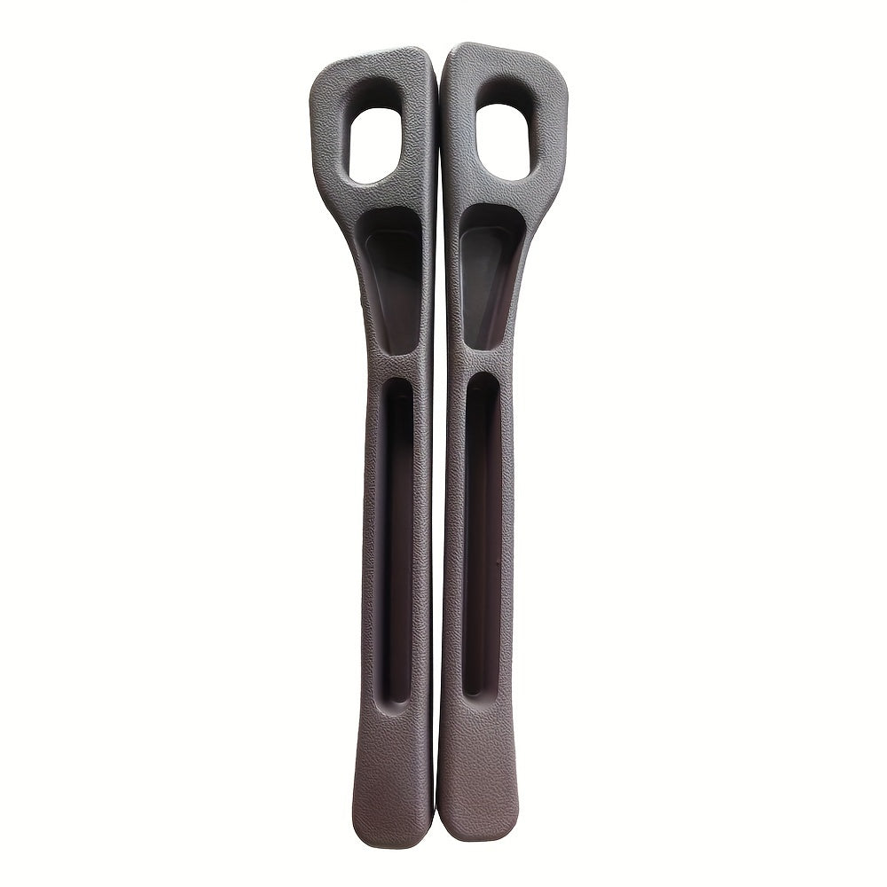 2pcs Car Seat Gap Fillers Black with Phone Card Slots Organizers