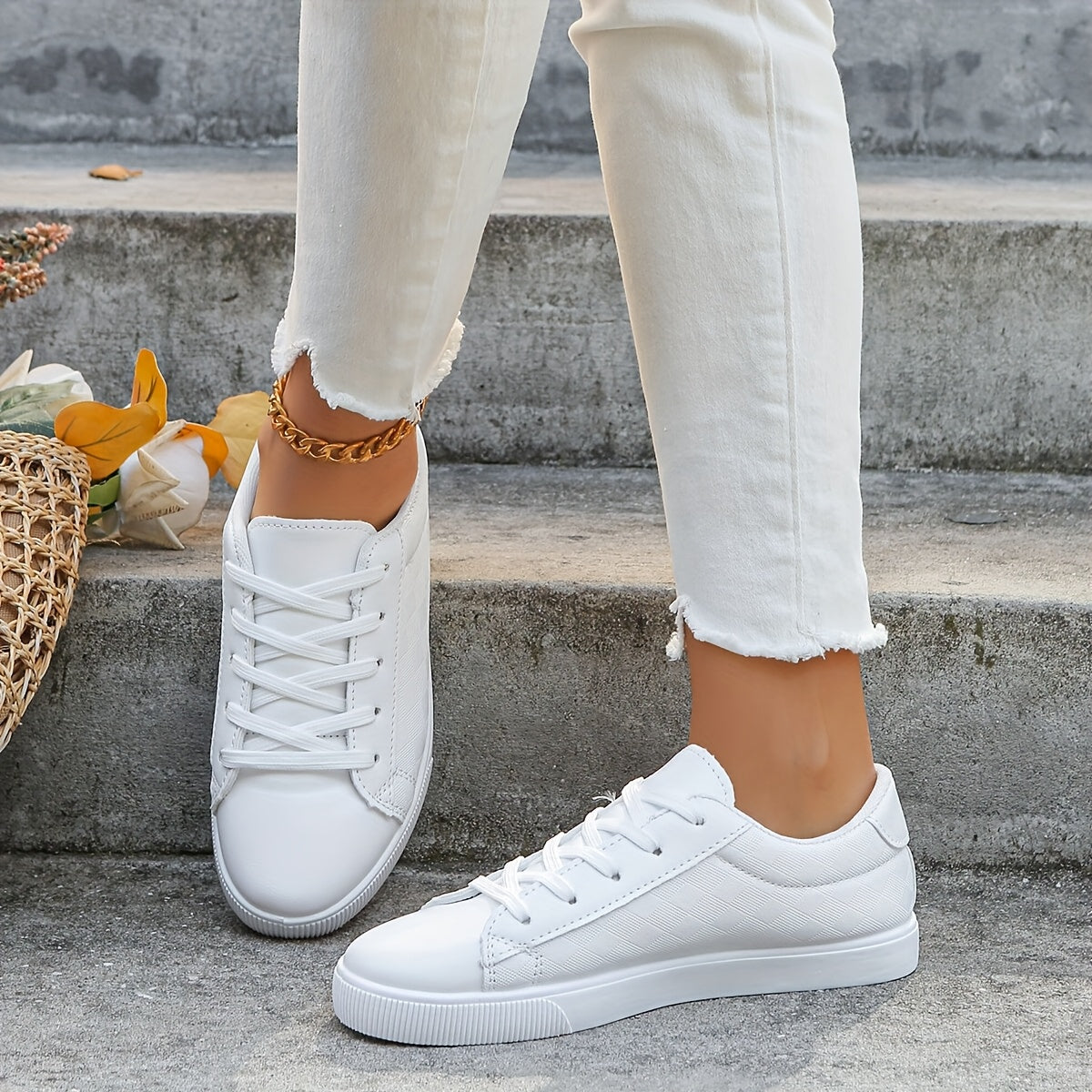 Женские белые повседневные кроссовки на резиновой подошве с сетчатым верхом, комфорт для всех сезонов