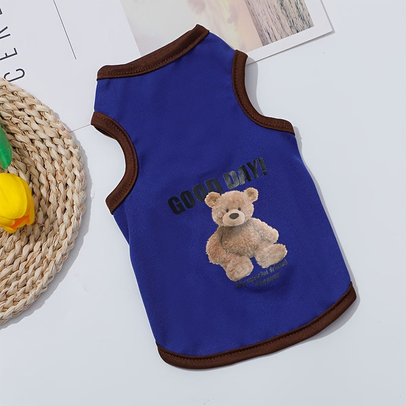 Breathable Summer Pet Clothes Lightweight Vests for Dogs and Cats Small Size