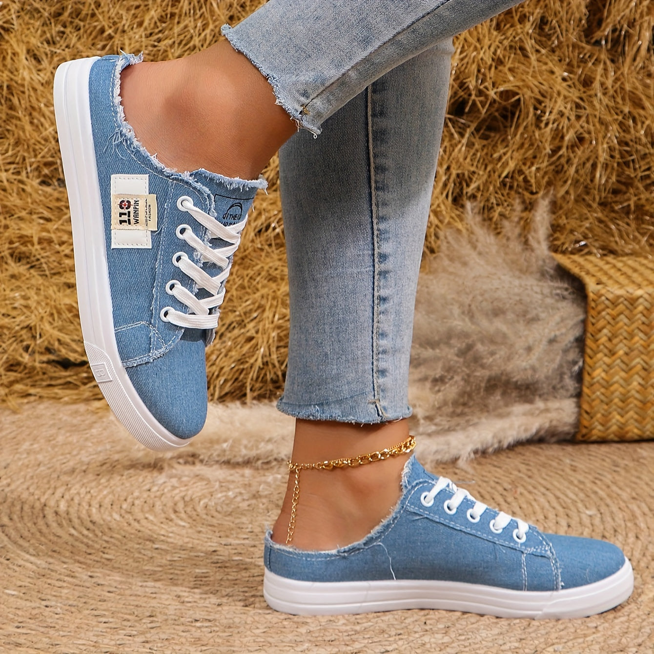 Women's Sports Shoes Solid Color Comfortable Running Sneakers