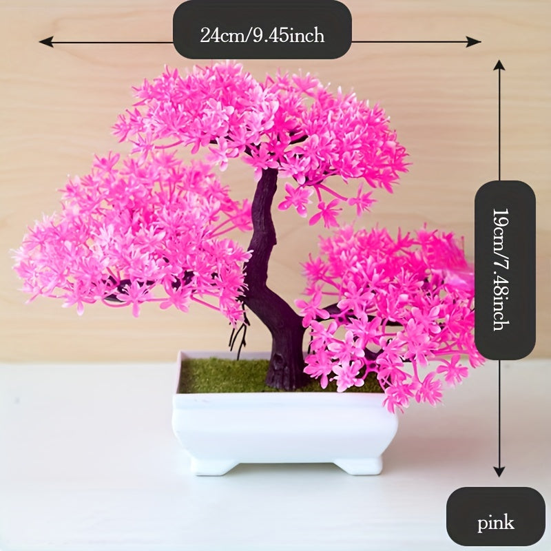 Artificial Bonsai Tree for Room Decor, Entryway, Desk, and Bookcase