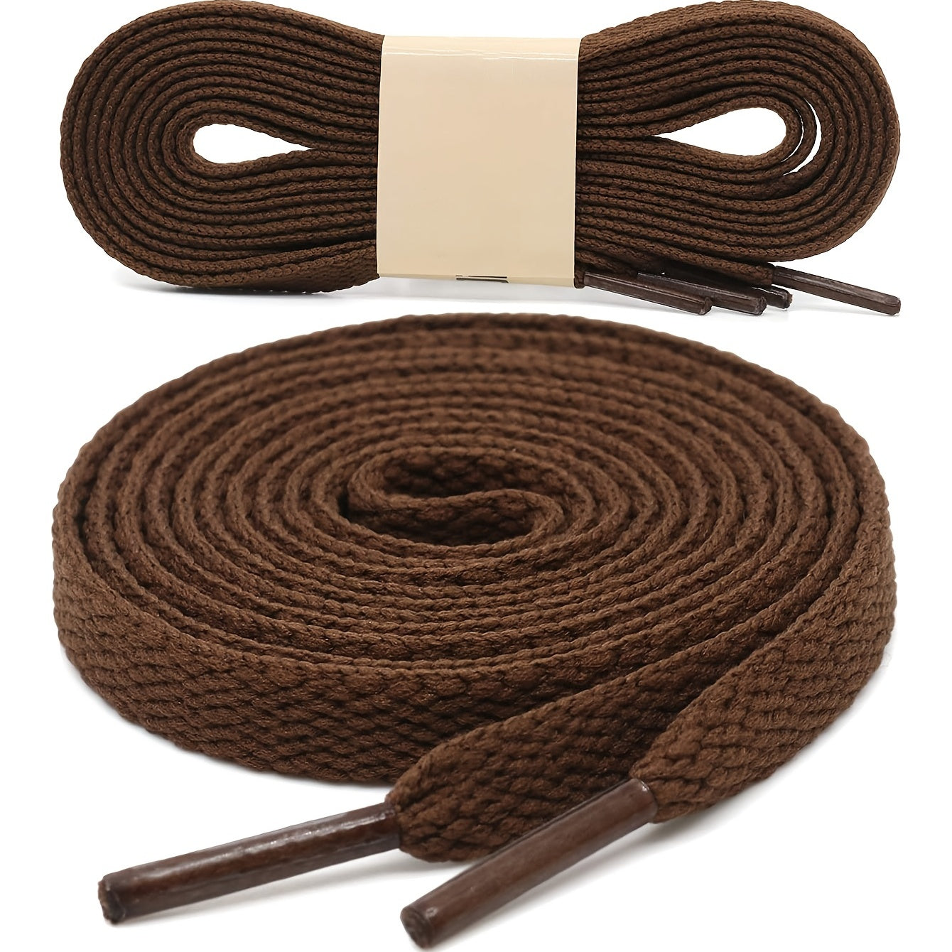 Unisex Flat Shoe Laces for Running Sneakers Boot Strings 48 Inches Black
