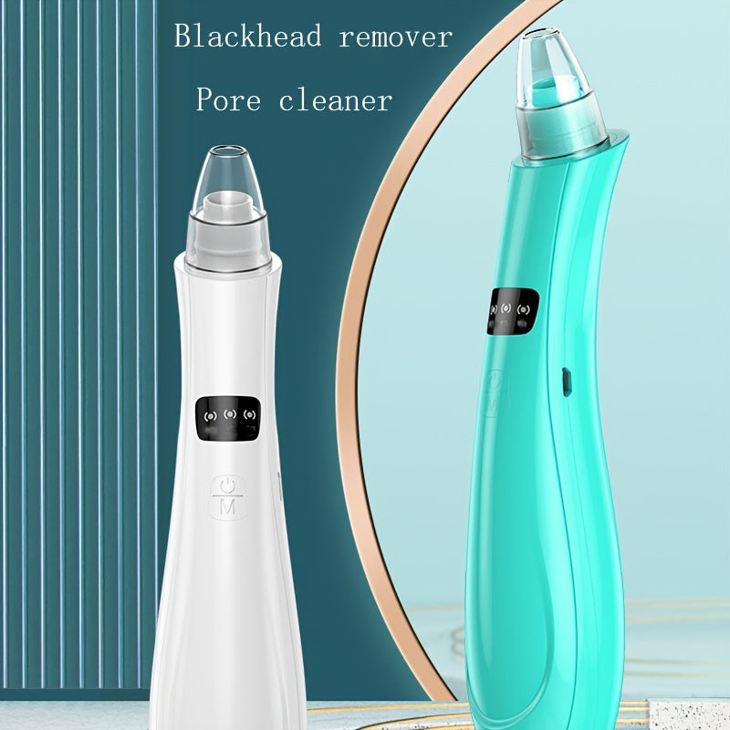 USB Rechargeable Blackhead Remover Pore Cleaner with Lifting Function White or Teal