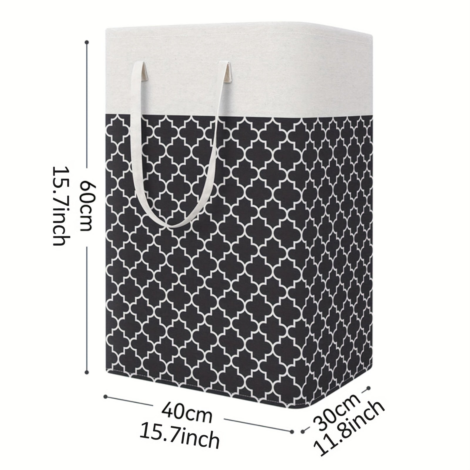 75L Foldable Laundry Hamper with Handles Waterproof Portable Storage Bin for Clothes and Toys Black Grey Red Blue