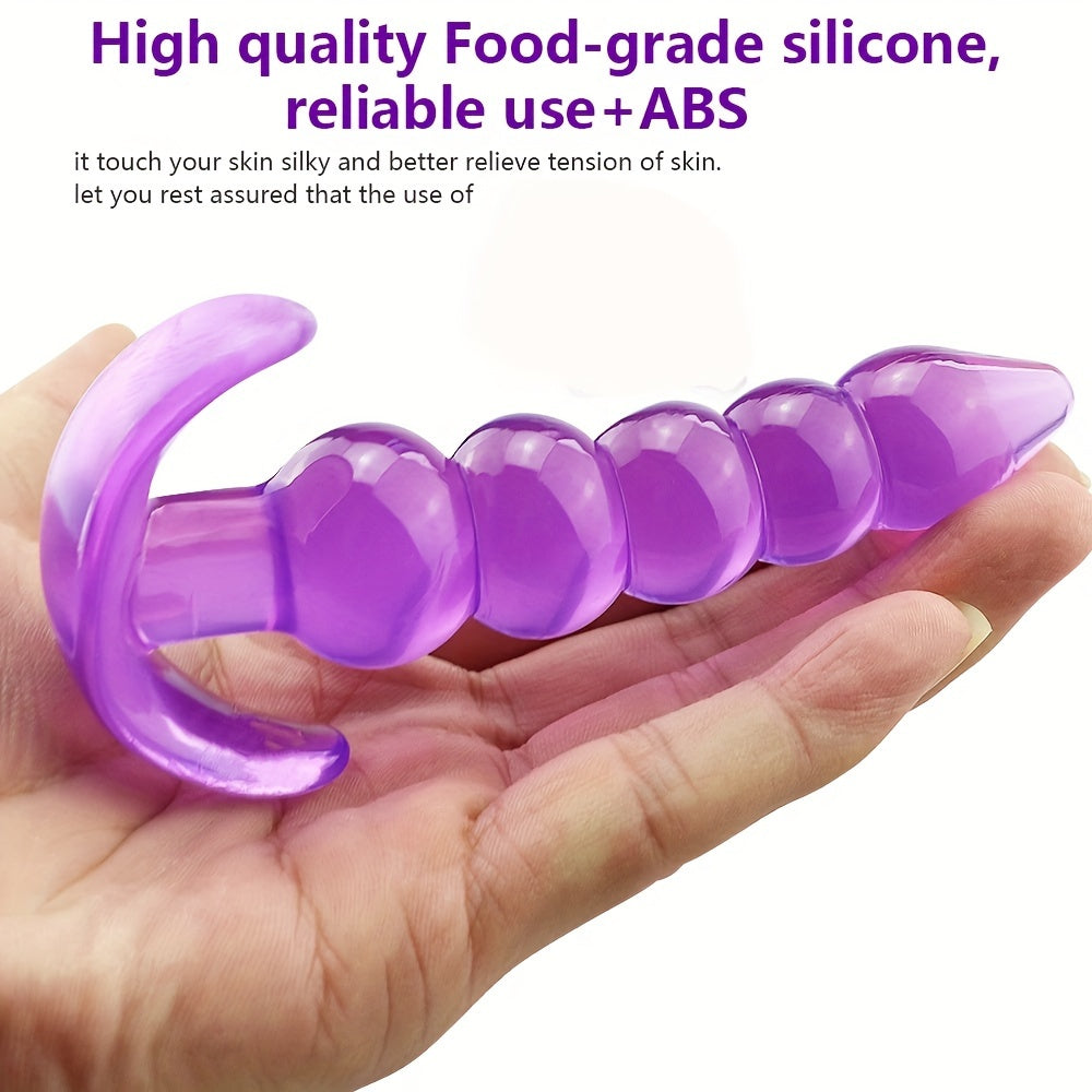 Унисекс силиконовая анальная пробка для массажа простаты, секс-игрушка, анальная пробка, гибкая