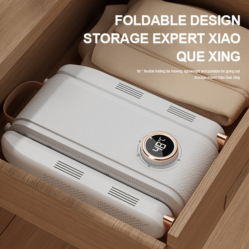 Portable Shoe Dryer with Timer Foldable Design Dehumidifier 220V