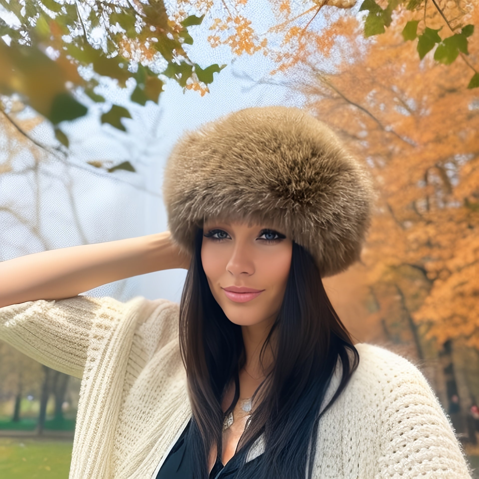 Ayollar uchun qishki baliqchilar shlyapasi, qalinlashtirilgan izolyatsiya, shamolga chidamli va sovuqdan himoyalovchi dizayn.