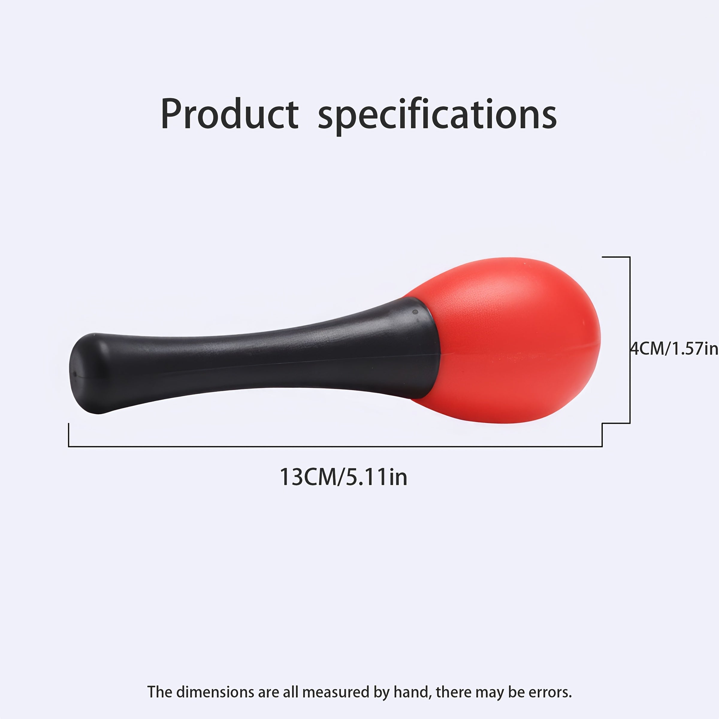 Small Sand Hammers for Teaching Percussion Educational Music Toys Set of Two