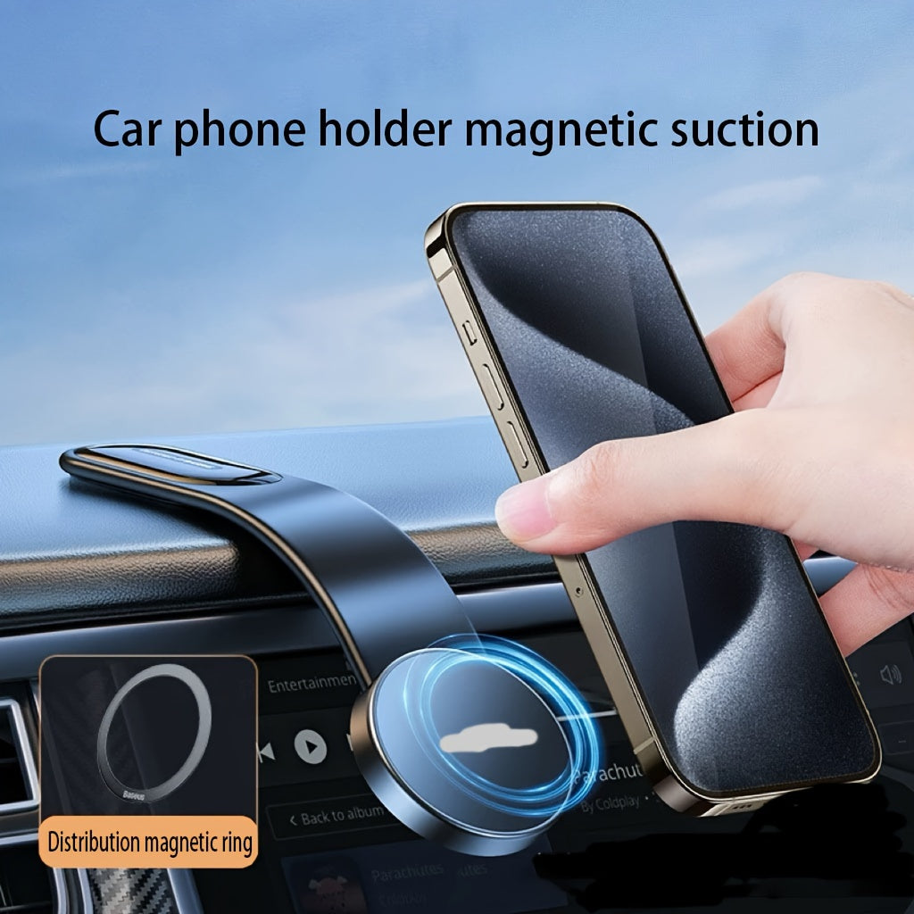 Universal Aluminum Alloy Car Phone Holder Dashboard Mount Rotatable Waterproof