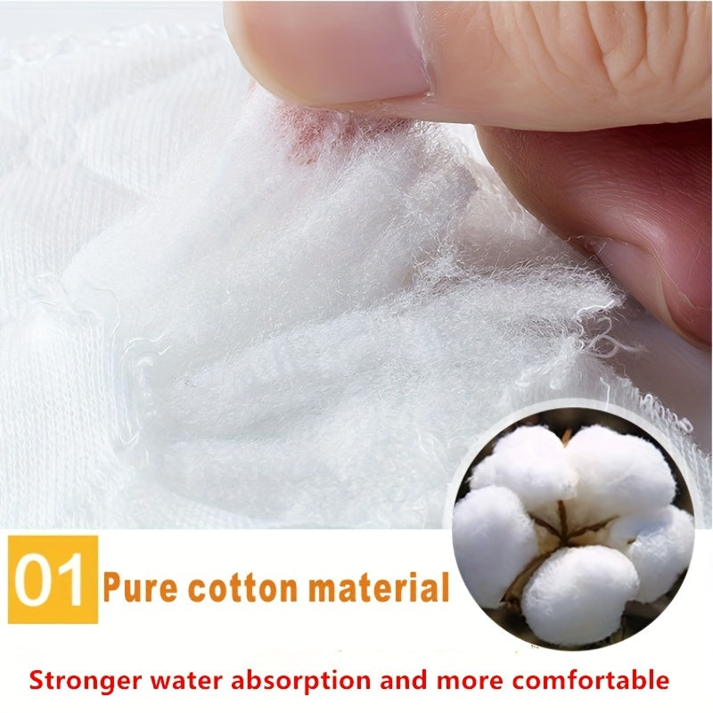 Leak-Proof Washable Nursing Pads for Breastfeeding Ultra Soft Reusable 10cm Pack of 6 or 12