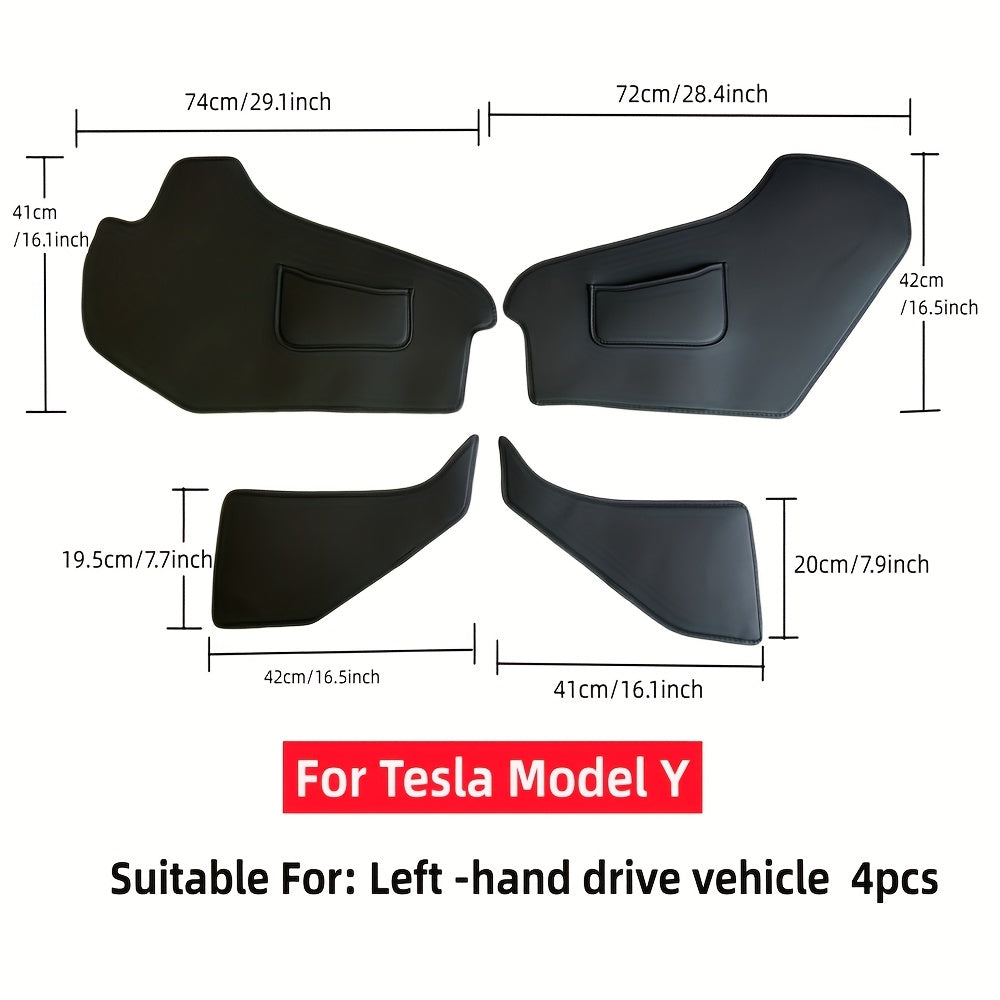 Car Interior Foot Mat for Tesla Model Y Central Control Protection
