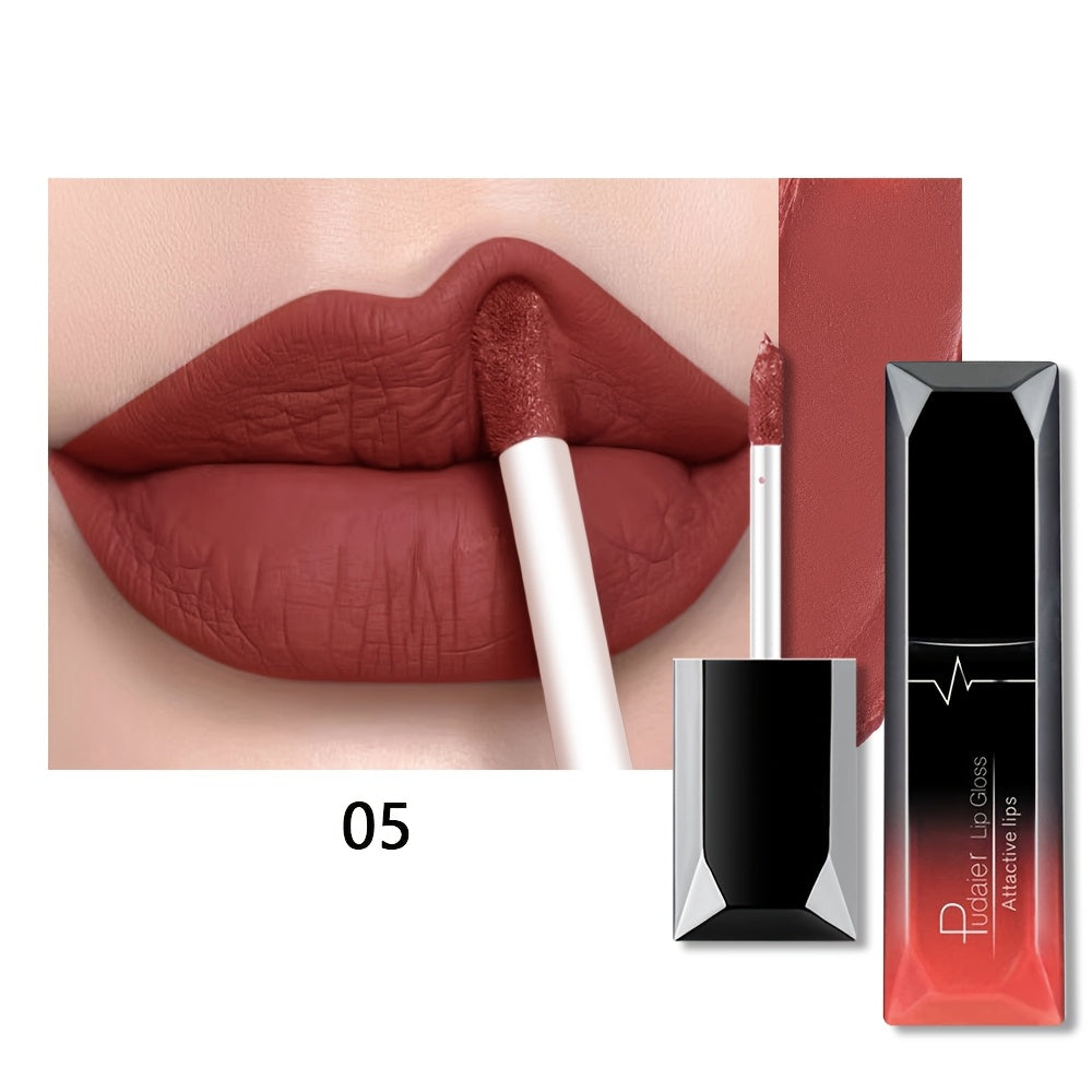 Women Matte Lip Glaze Liquid Lipstick Waterproof Long-Lasting Non-Transferable