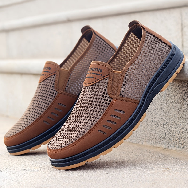 Men's Breathable Slip-On Casual Shoes for Daily Comfort and Minimalist Style