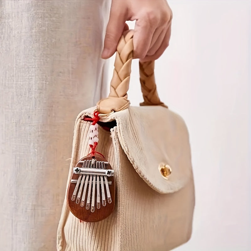 Mini Kalimba Thumb Piano 8-Key Turmeric for Adults Eid Al-Adha Gift