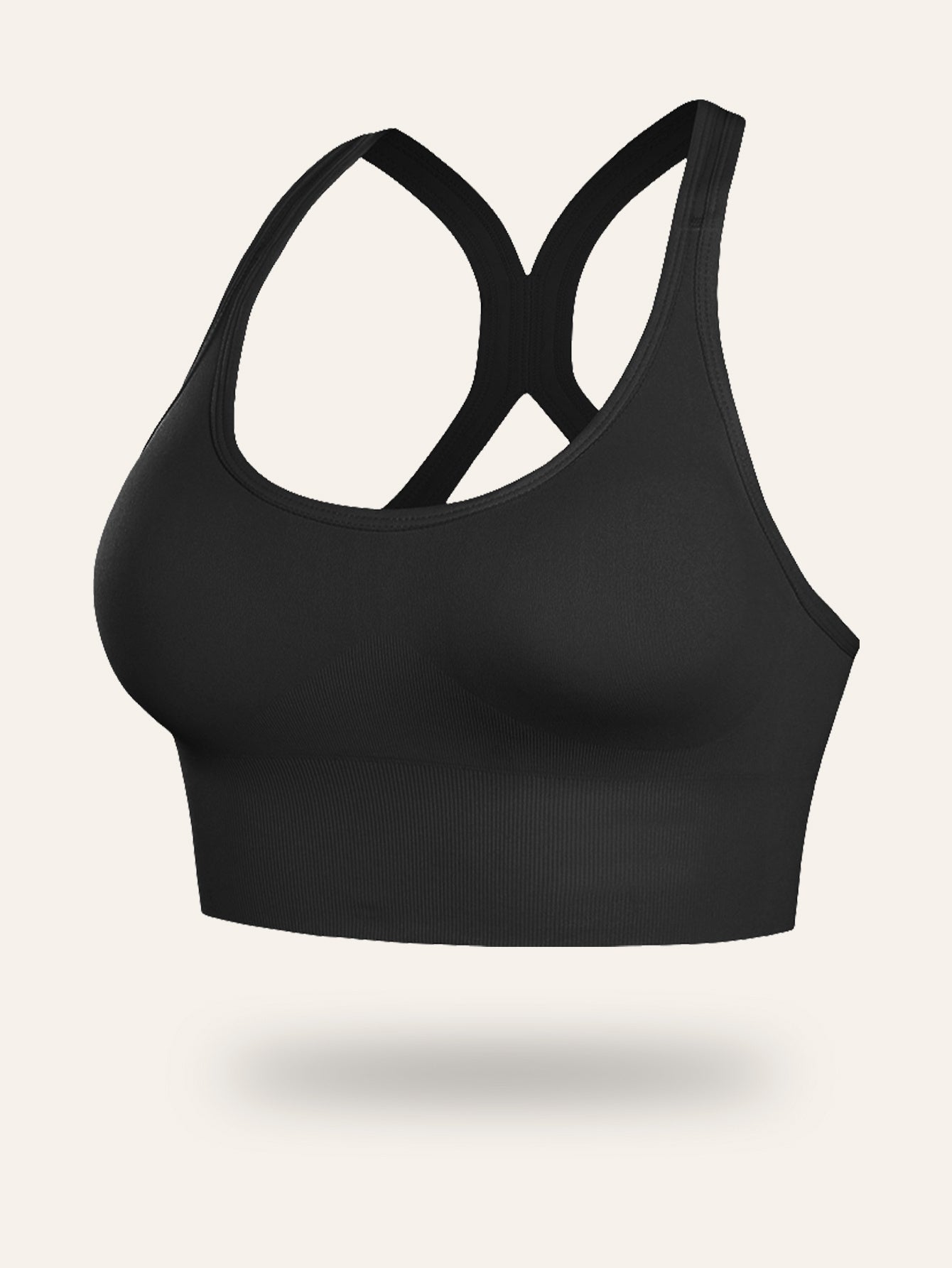 Women's Sports Bra Removable Pads Breathable Nylon Non-Slip Yoga Tank Top