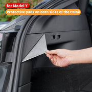 Juego de protectores de almohadillas para rasguños en el maletero del coche para Tesla Model Y, protectores traseros del maletero