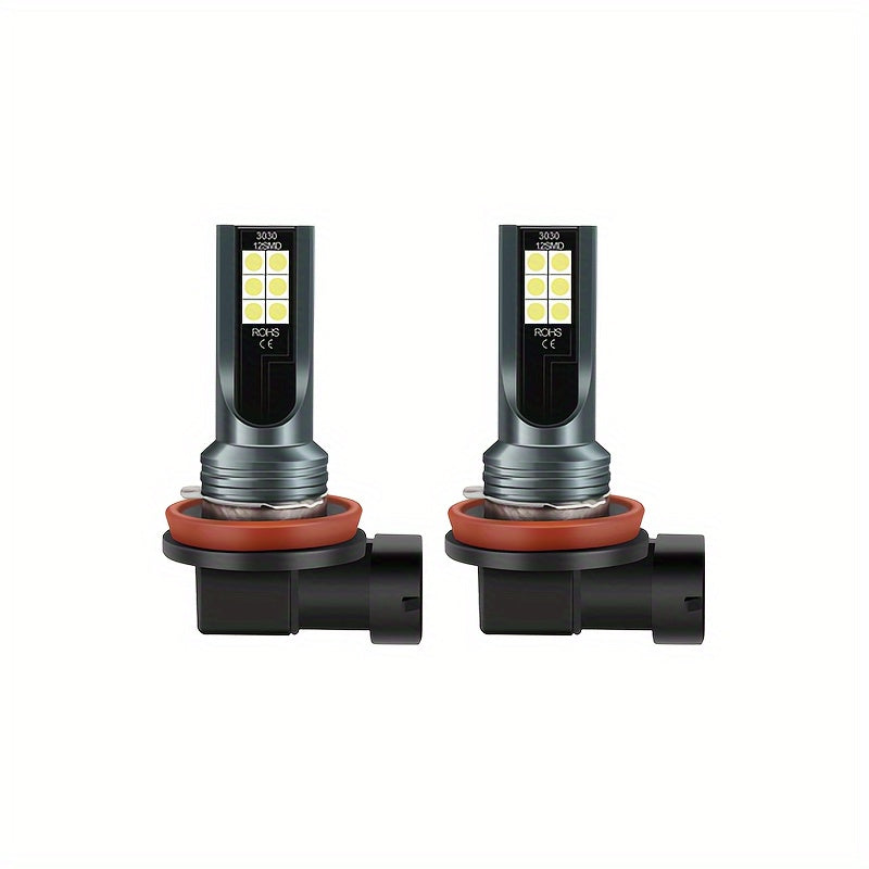 Luces antiniebla LED universales 6000K blancas 12V 24V H11 H8 H11H8 HB3 HB4 HB6