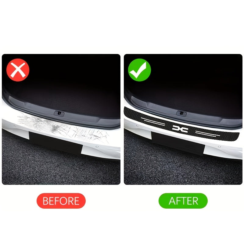 5 dona Avtomobil eshigi silli chiziq Karbon tolasi PVC Dacia transport vositalari uchun