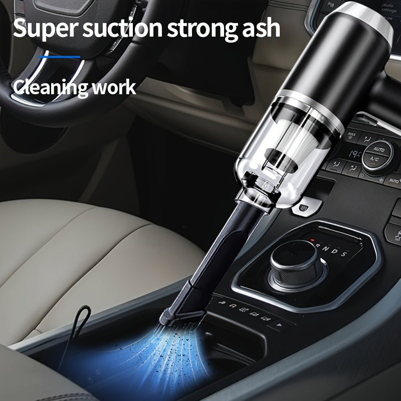 Handheld Car Vacuum Cleaner With Blower Function Compact Dust Remover