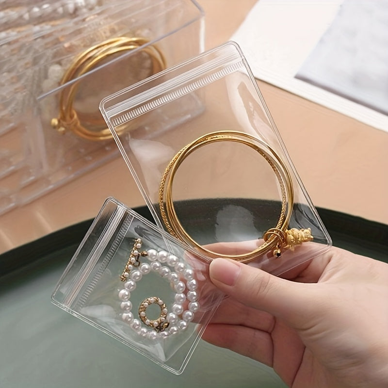 O'z-o'zini qulflash PVC zargarlik buyumlarini saqlash sumkasi changga qarshi tashkilotchilar 20 ta paket