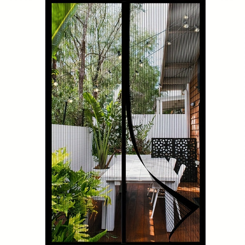 Magnetic Door Curtain for Kitchen and Living Room Insect Screen Mesh
