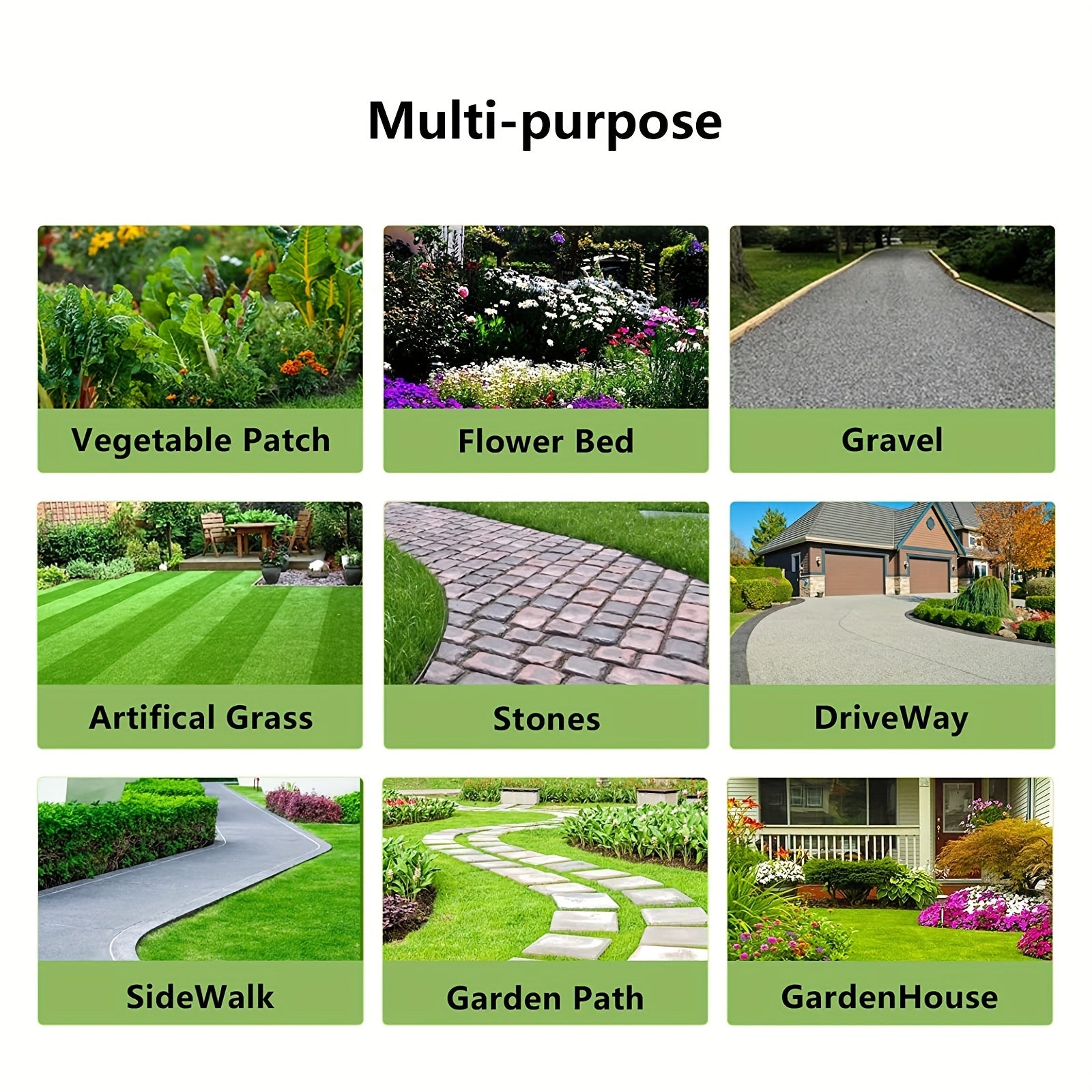 Black Thick PP Weed Barrier Fabric for Garden and Lawn Care